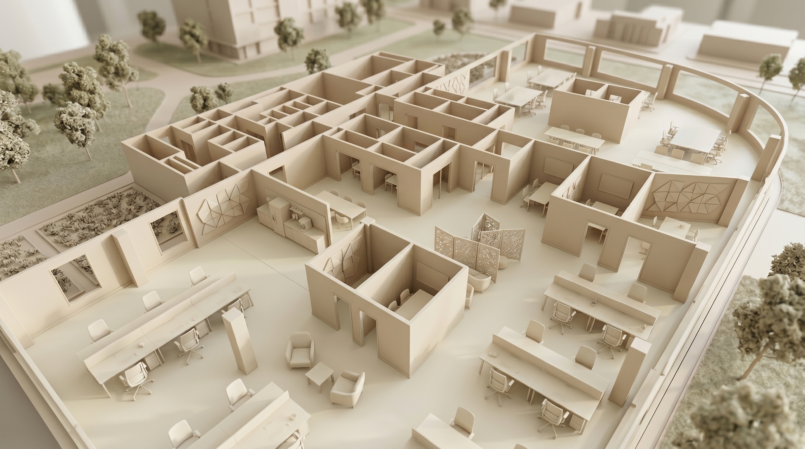 Clay matte render example